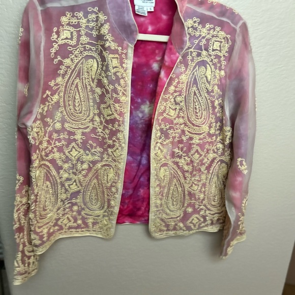 Embellished Evening/Chic-casual Jacket - Picture 5 of 12